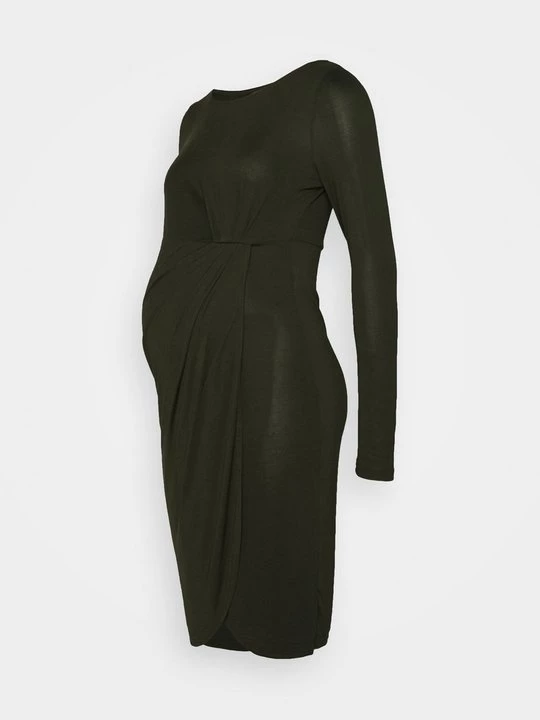 Foto van product Jerseyjurk Mamalicious olijfgroen