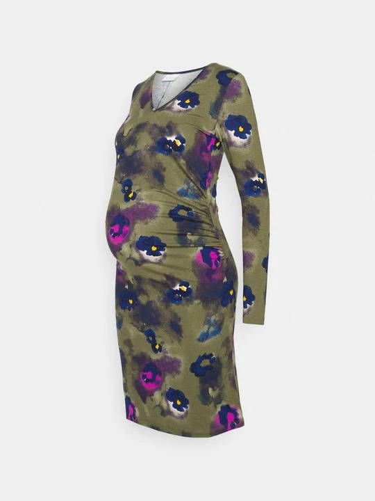 Foto van product Jerseyjurk Mamalicious olijfgroen