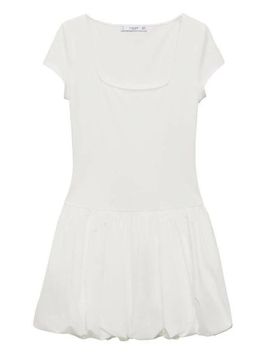 Foto van product Jerseyjurk Mango wit