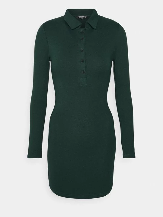 Foto van product Jerseyjurk Missguided donkergroen