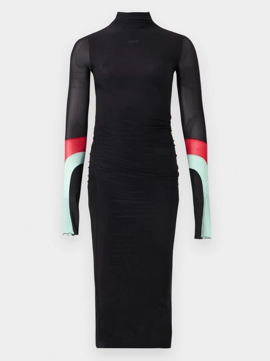 Foto van product Jerseyjurk Off White zwart