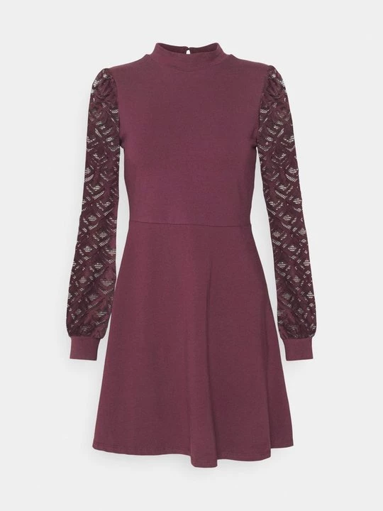 Foto van product Jerseyjurk Only bordeauxrood