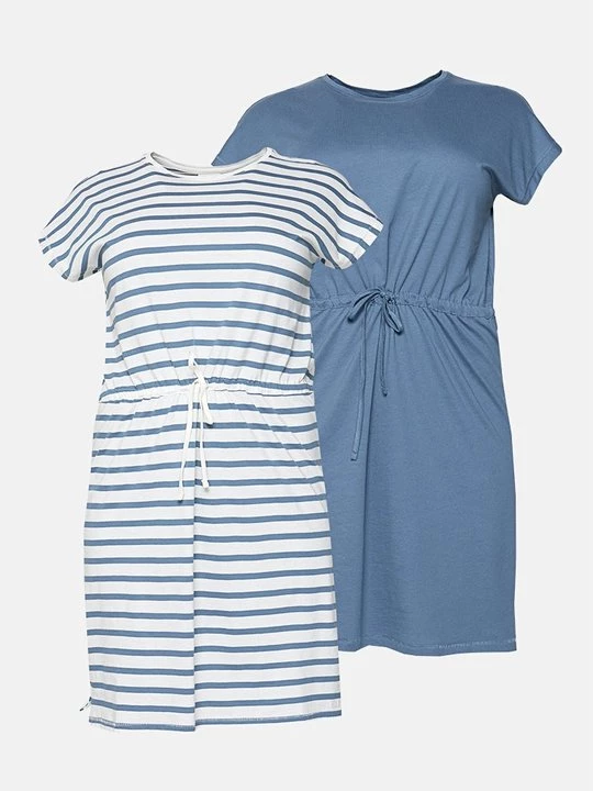 Foto van product Jerseyjurk ONLY Carmakoma blauw