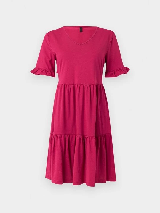 Foto van product Jerseyjurk Only donkerroze