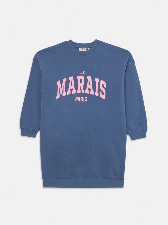 Foto van product Jerseyjurk ONLY GIRLS blauw