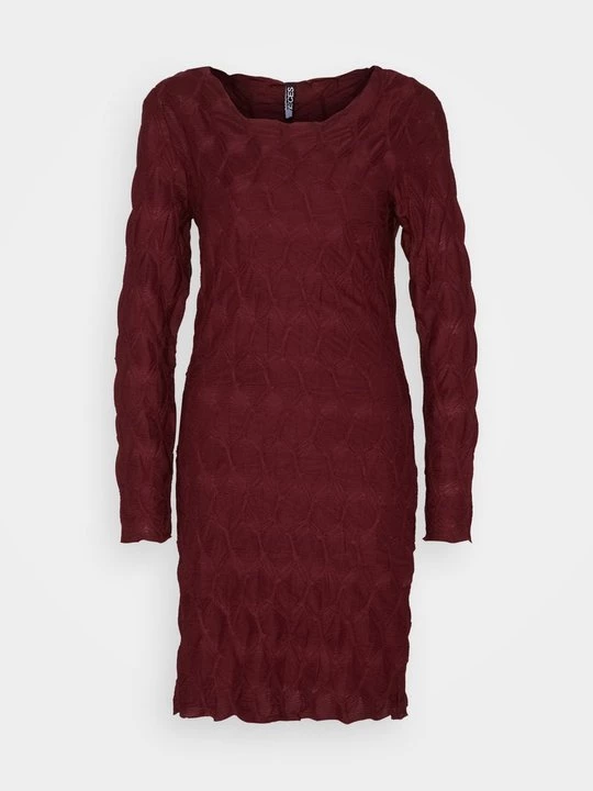 Foto van product Jerseyjurk Pieces bordeauxrood