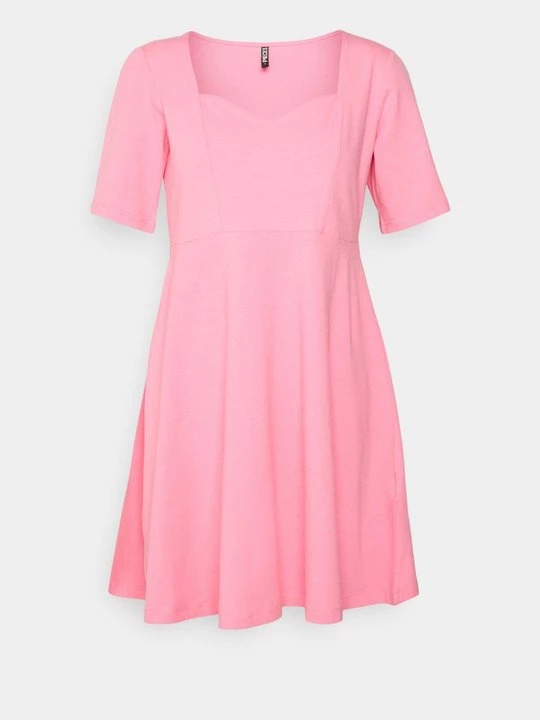 Foto van product Jerseyjurk Pieces donkerroze