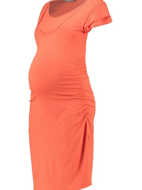 Foto van product Jerseyjurk Queen Mum koraalrood