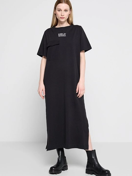 Foto van product Jerseyjurk Replay zwart