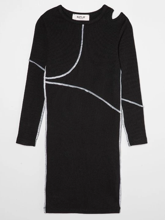 Foto van product Jerseyjurk Replay zwart