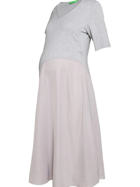 Foto van product Jerseyjurk Spring Maternity grijs