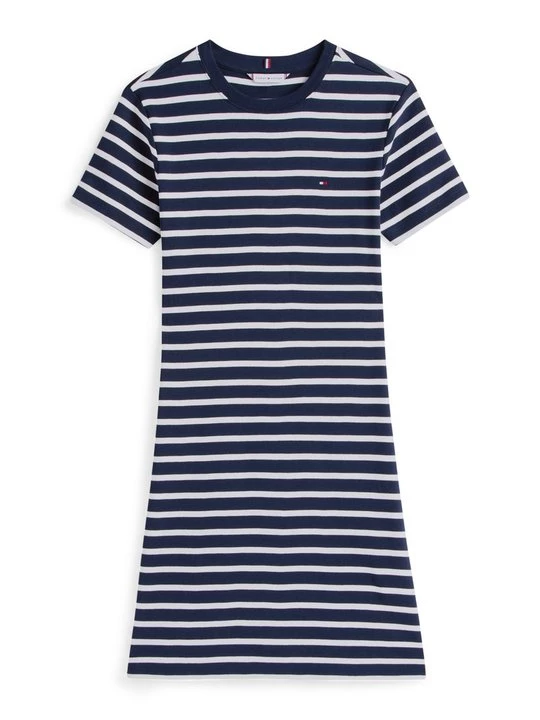 Foto van product Jerseyjurk Tommy Hilfiger lichtblauw