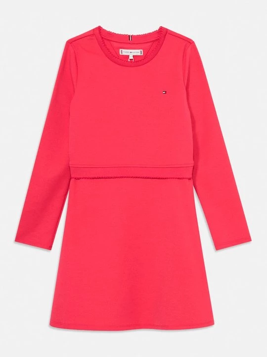 Foto van product Jerseyjurk Tommy Hilfiger lichtrood