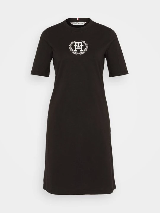 Foto van product Jerseyjurk Tommy Hilfiger zwart