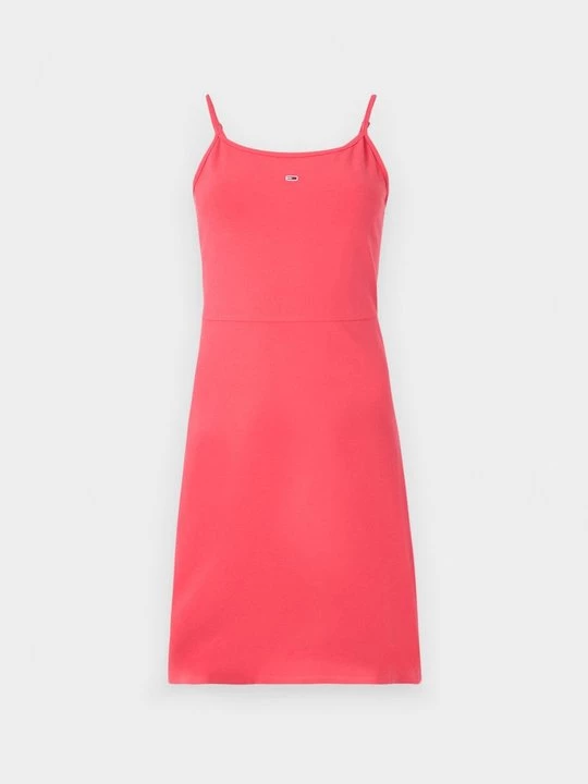 Foto van product Jerseyjurk Tommy Jeans donkerroze