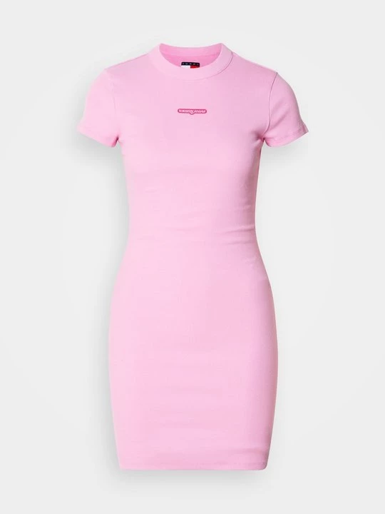 Foto van product Jerseyjurk Tommy Jeans donkerroze
