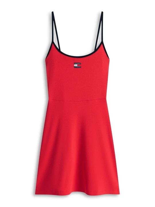 Foto van product Jerseyjurk Tommy Jeans rood
