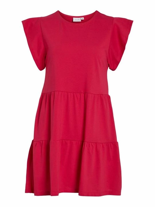 Foto van product Jerseyjurk Vila donkerroze