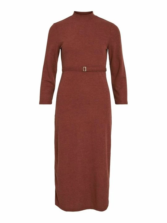 Foto van product Jerseyjurk Vila gemêleerd bruin