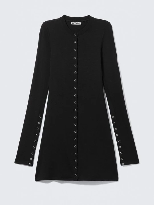 Foto van product Jerseyjurk Weekday zwart