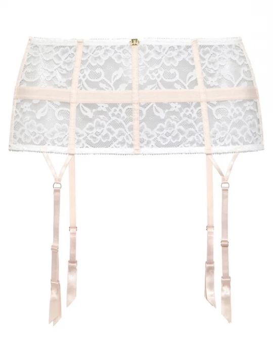 Foto van product JETTE Jarretels rosé / wit