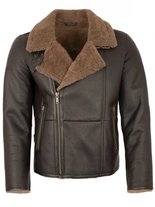 Foto van product Jilani Tussenjas 'Aviator' bruin