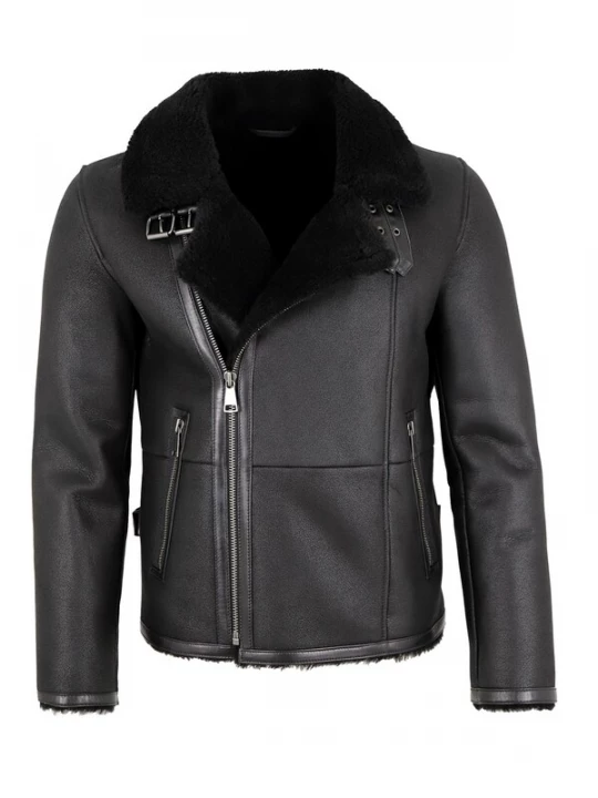 Foto van product Jilani Tussenjas 'Aviator' zwart