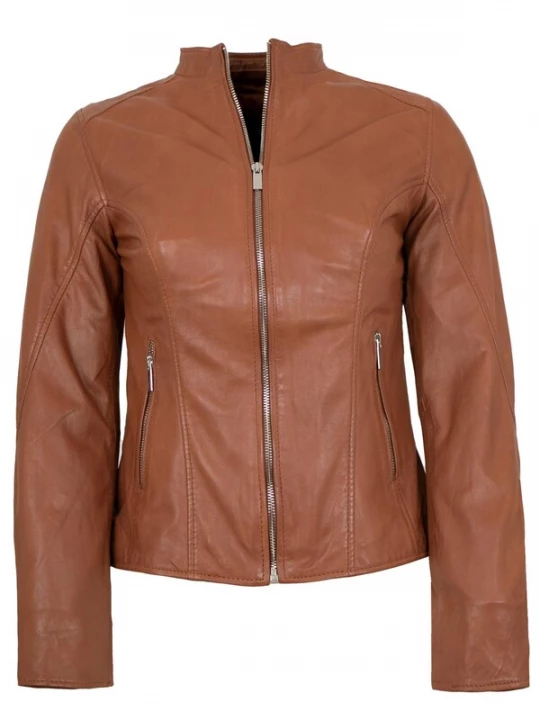 Foto van product Jilani Tussenjas 'Fulya' cognac
