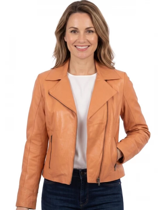 Foto van product Jilani Tussenjas 'Kalea' oranje
