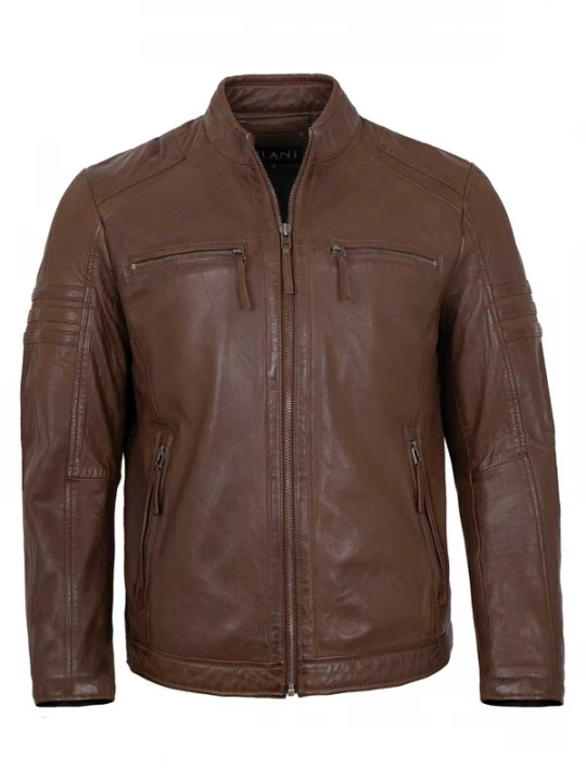 Foto van product Jilani Tussenjas 'Zink' cognac