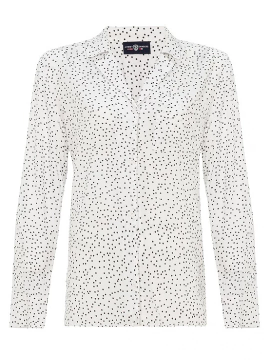 Foto van product Jimmy Sanders Blouse zwart / wit
