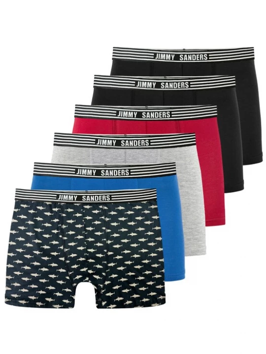 Foto van product Jimmy Sanders Boxershorts gemengde kleuren