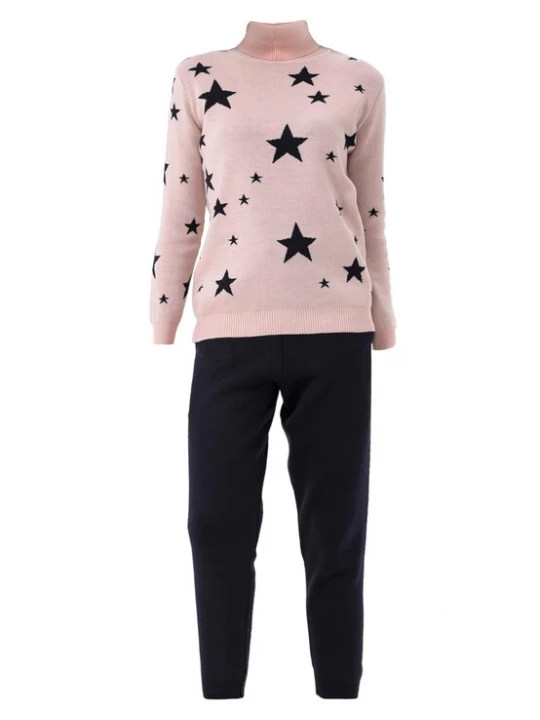 Foto van product Jimmy Sanders Joggingpak navy / poederroze