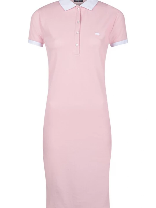 Foto van product Jimmy Sanders Jurk pink / wit