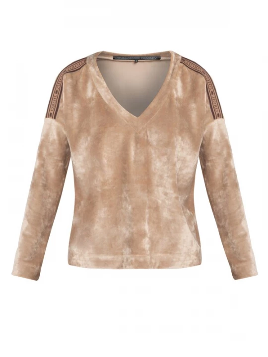 Foto van product JIORO Blouse 'ESSENTIALS' beige