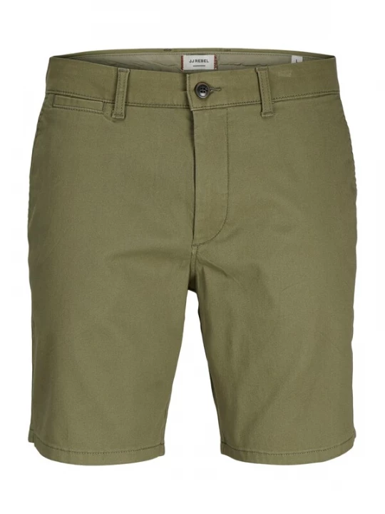 Foto van product JJ Rebel Chino 'JREBSHARP' olijfgroen