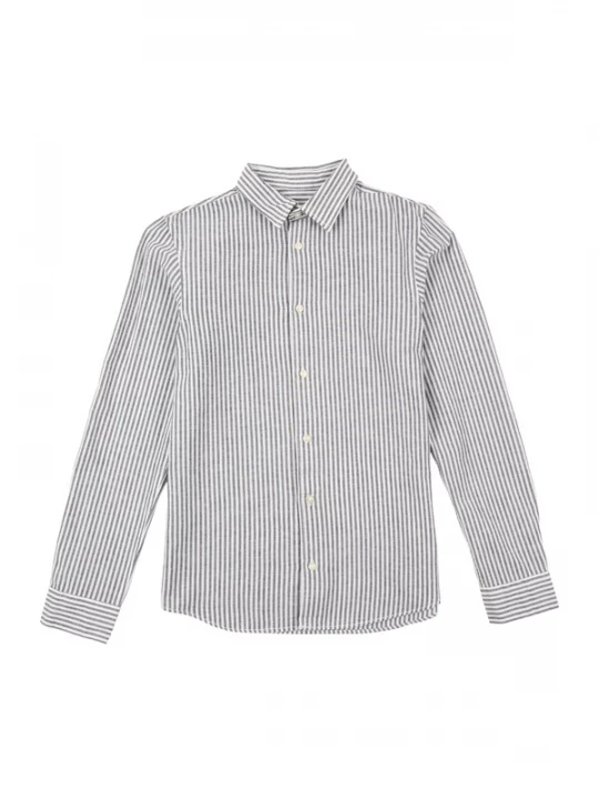 Foto van product JJ Rebel Overhemd 'JREBMOSS' navy / wit
