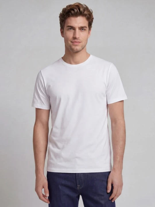Foto van product JJ Rebel Shirt 'JREBCREST' wit