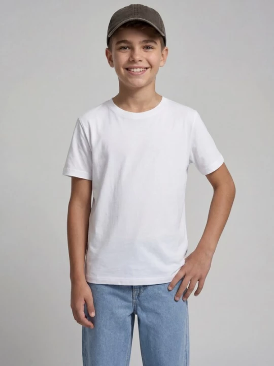 Foto van product JJ Rebel Shirt 'JREBCREST' wit