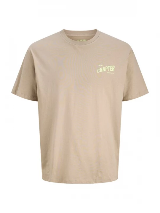 Foto van product JJ Rebel Shirt 'JREBELIJAH' beige / pastelgroen