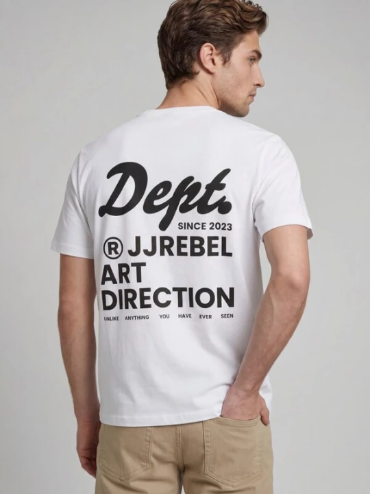 Foto van product JJ Rebel Shirt 'JREBELIJAH' zwart / wit