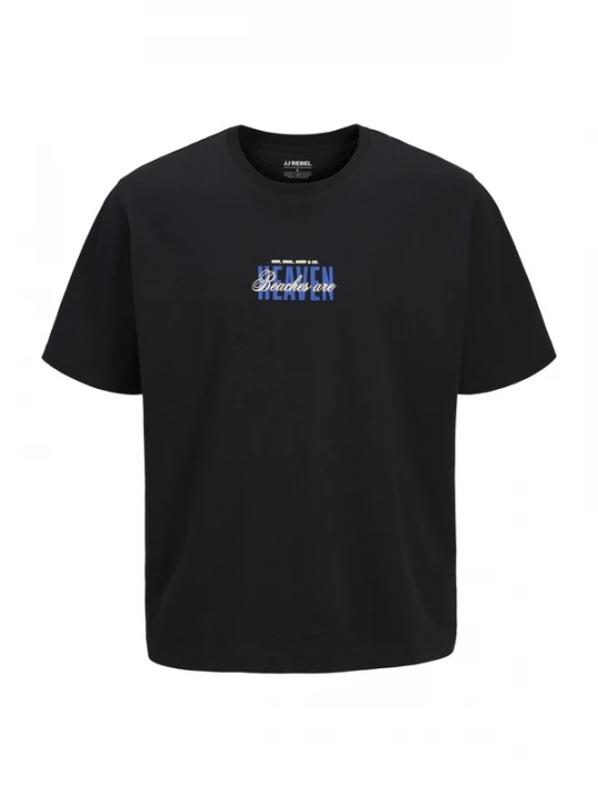 Foto van product JJ Rebel Shirt 'JREBHAYDEN' indigo / zwart / wit