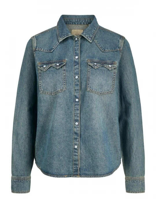 Foto van product JJXX Blouse blauw denim