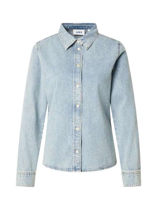 Foto van product JJXX Blouse 'JXROSE' blauw denim
