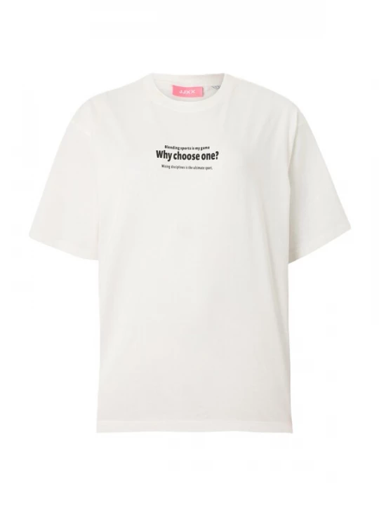 Foto van product JJXX Shirt 'JXCAROLINE' rosa / zwart / wit