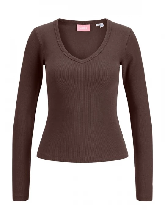 Foto van product JJXX Shirt 'JXFREYA' bruin