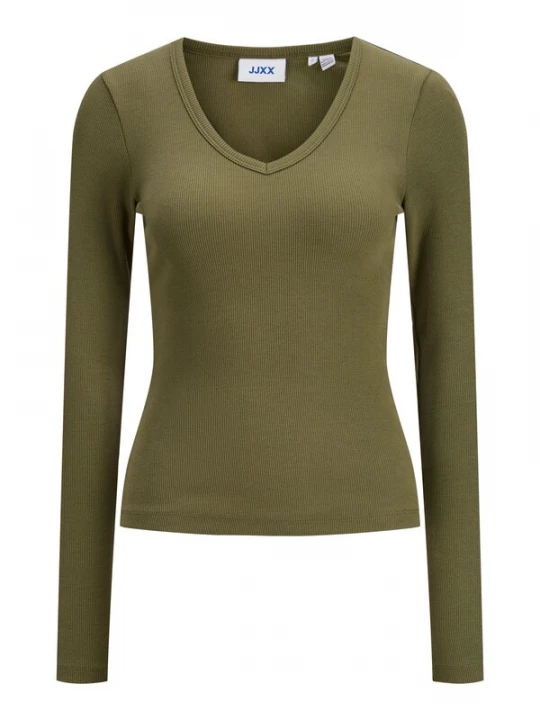 Foto van product JJXX Shirt 'JXFReya' olijfgroen