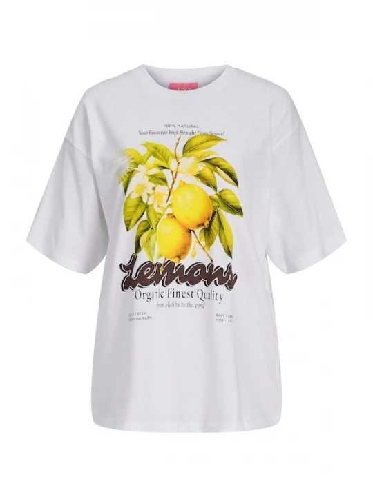 Foto van product JJXX Shirt 'JXMillow' geel / groen / zwart / wit