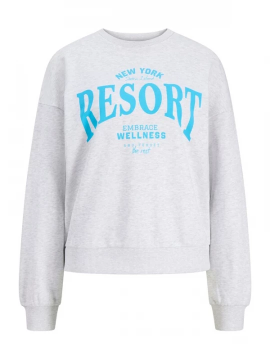 Foto van product JJXX Sweatshirt 'JXMERLE' aqua / wit gemêleerd