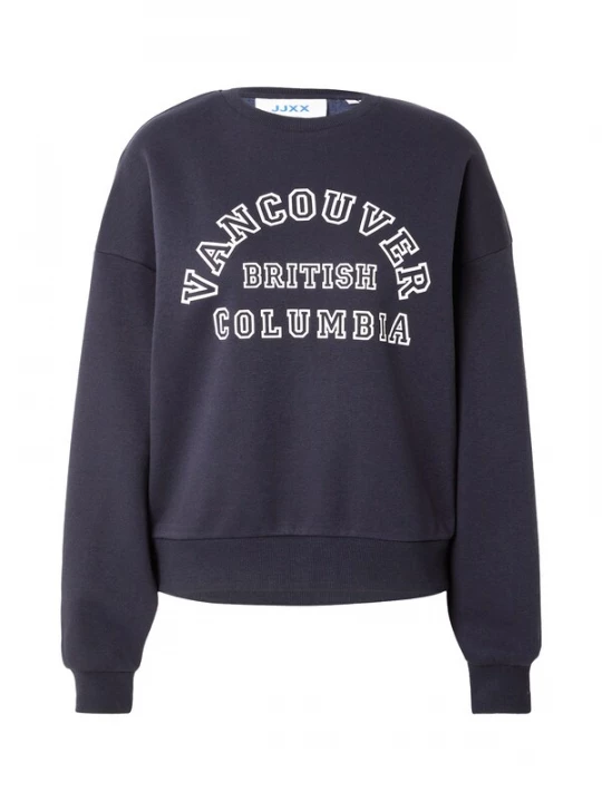 Foto van product JJXX Sweatshirt 'JXMERLE' nachtblauw / wit